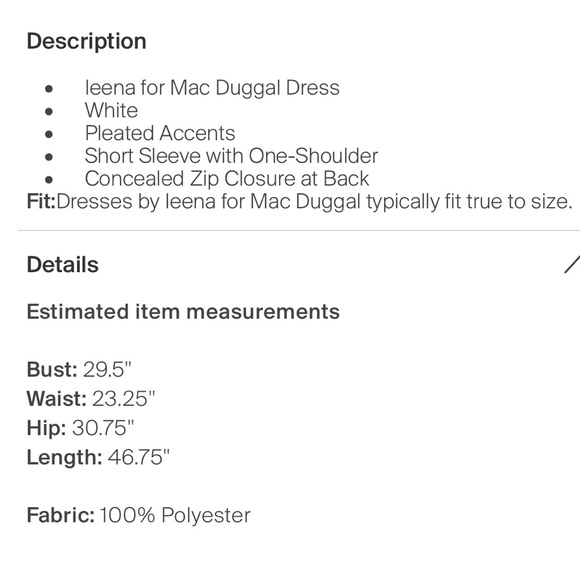 NWT gorgeous and very flattering Mac Duggal dress - Ieena model - Picture 4 of 4